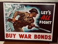 War World II GI Metal Sign