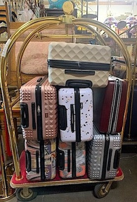Vintage Bellman's Hotel Luggage Cart