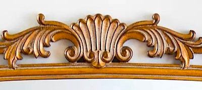 "Hanna" Antique Gold Ornate Scroll Leaner Mirror
