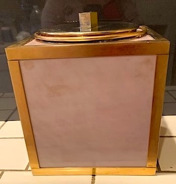 Hollywood Regency Gilt Ice Bucket, Italy, 1970s