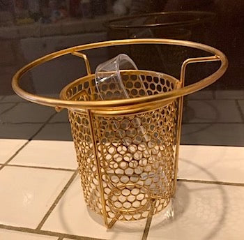 Hollywood Regency Gilt Ice Bucket, Italy, 1970s