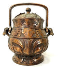 Mid Century "Ming Dynasty" Empress Ice Bucket James Mont Style with Lid