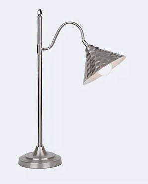Modern Task Lamp in Brushed Chrome