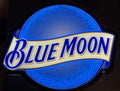 Neon LED Sign Blue Moon