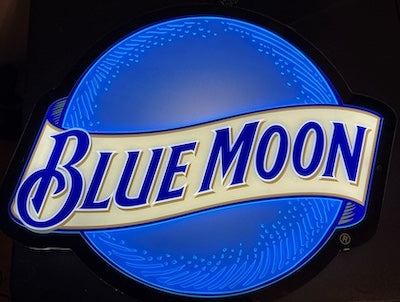 Neon LED Sign Blue Moon