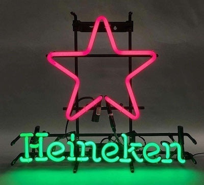 Neon Heineken Beer Bar/Cantina Sign - Plug In