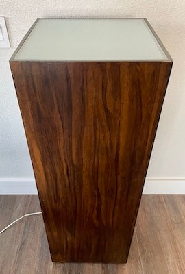 Vintage Lighted Pedestal Stand