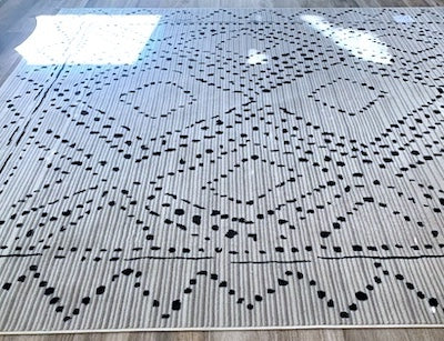 Moroccan Dotted Diamonds Area Rug