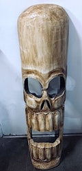 Tiki Large Wooden Skull