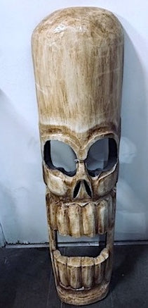 Tiki Large Wooden Skull