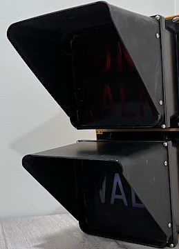 Vintage Pedestrian Walk / Dont Walk Street Traffic Light