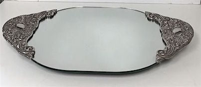 Vintage Godinger "Silver Art" Mirror Tray