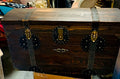 Vintage Pirate Treasure Chest w/side Handles