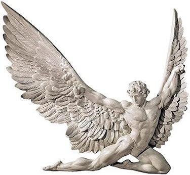 Flying Winged Icarus Wall Sculpture