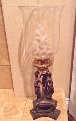 3 Graces Hurricane Candleholder Centerpiece