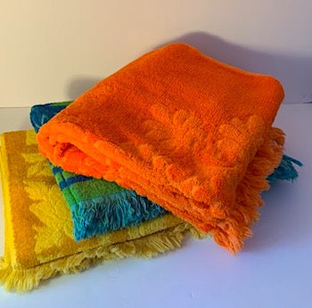 70's Bath Towels 100% Cotton