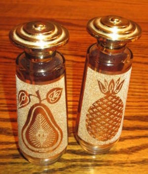 Mid Century Culver "Florentine" Salt and Pepper Shakers