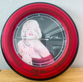 Marilyn Monroe Pink Neon Clock