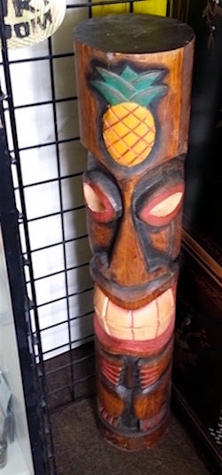 Tiki God Totem Pineapple Pole