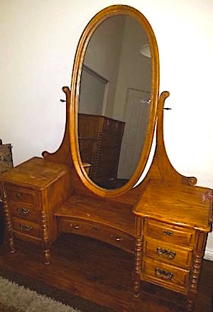 Vintage French Style Low Dressing Table
