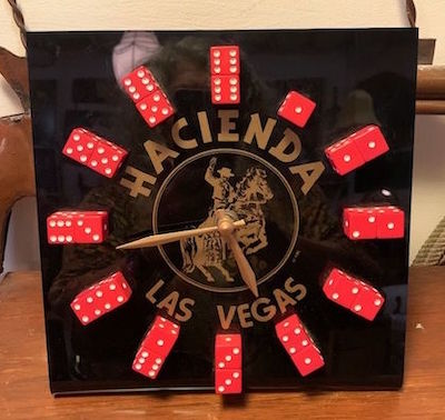 Vintage Hacienda Casino Western Clock