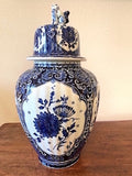 Royal Sphinx Boch Blue Delft Ginger Jar