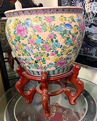 Asian Planter & Stand
