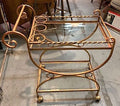 Hollywood Regency Italian Gilt Bar Cart