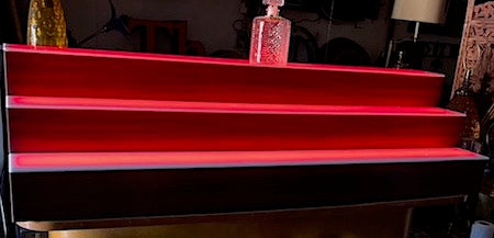 LED Dynamic Liquor Bottle Shelf Display 3 Step