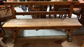Western Rustic Wooden Bench