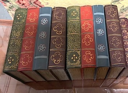 Vintage Wooden Books for Staging or Decor