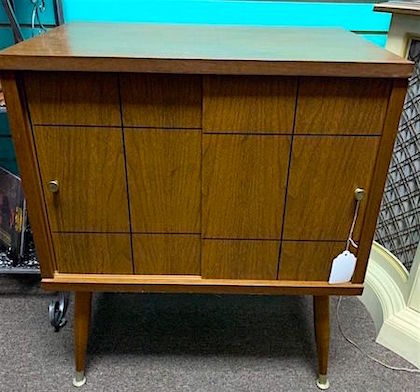Mid Century Style Record Storage Cabinet