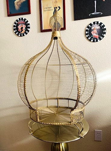 Gold Cage "Moulin Rouge"