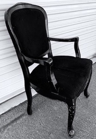 Vintage "Lola" Gothic French Provincial Parlor Armchair