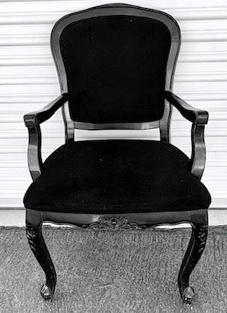 Vintage "Lola" Gothic French Provincial Parlor Armchair