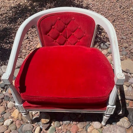 Vintage "Danielle" Hollywood Regency Italian Parlour Chair
