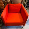 MCM Style Side Chair in Rust Orange