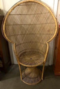 “Savanah” High Back Peacock Chair