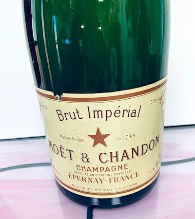 Champagne Bottle Sealed and Empty - Prop