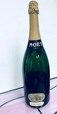 Champagne Bottle Sealed and Empty - Prop