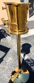 Gold Champagne Bucket with Stand