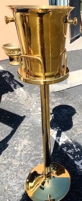Gold Champagne Bucket with Stand