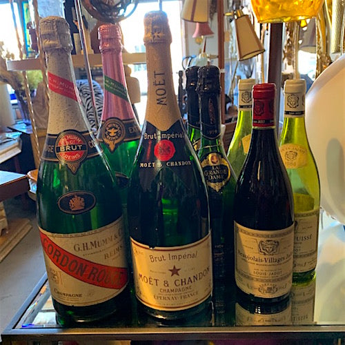 Fake Champagne & Wine Empty Display Sealed Bottles