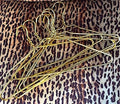 Gold Twisted Clothes Coat Hangers Heavy Duty