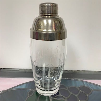 Vintage [1930s]Japan "Bamboo" Crystal Shaker