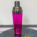 Vintage Art Deco Magenta Glass Cocktail Shaker
