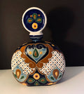 Talavera Ceramic Mexican Tequila Decanter Display