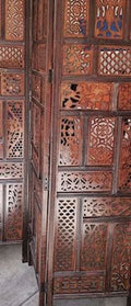 “Eastern” 3-Panel Wood Carved Folding Room Divider