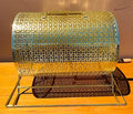 Gold Metal Large Spinning Barrel Drum Ruffle/Bingo Tickets