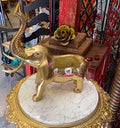 Brass Wild Safari Elephant Figurine